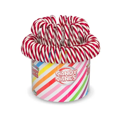 Candy Cane Red - White wholesaler