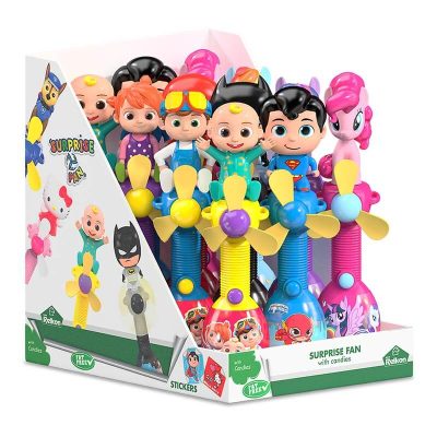 Licensed novelty toy fans display - wholesale