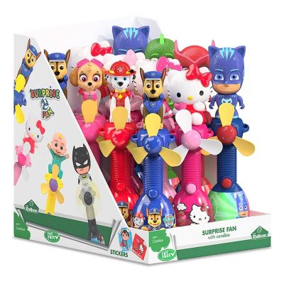 Licensed characters novelty toys - Surprise fans display